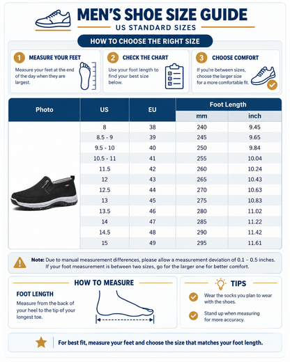 Men's All-Day Arch Support Walking Loafers